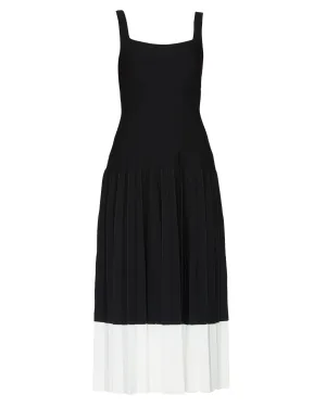 Ellison Dress in Black/Ivory