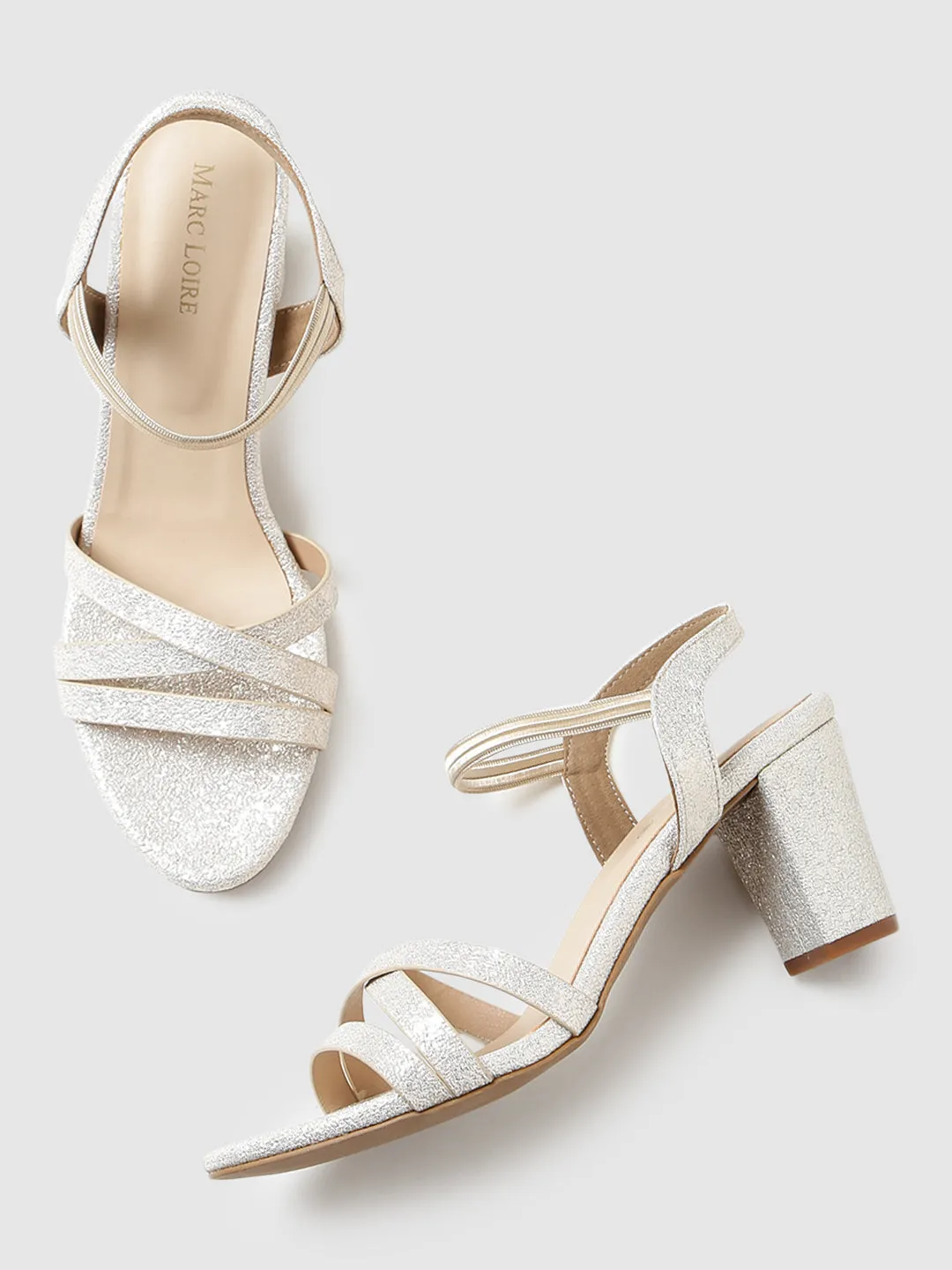 Embellished Block Heels