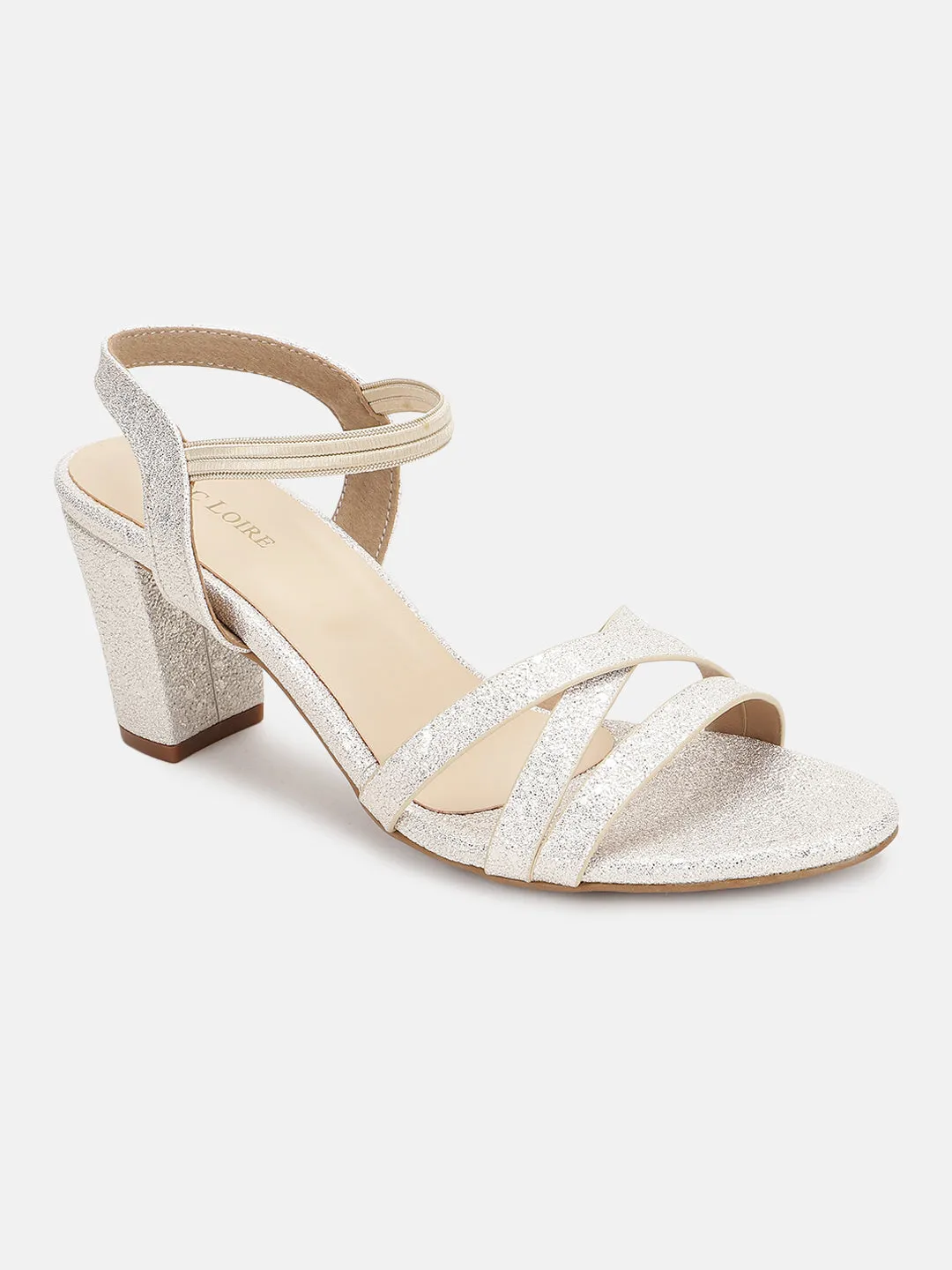 Embellished Block Heels