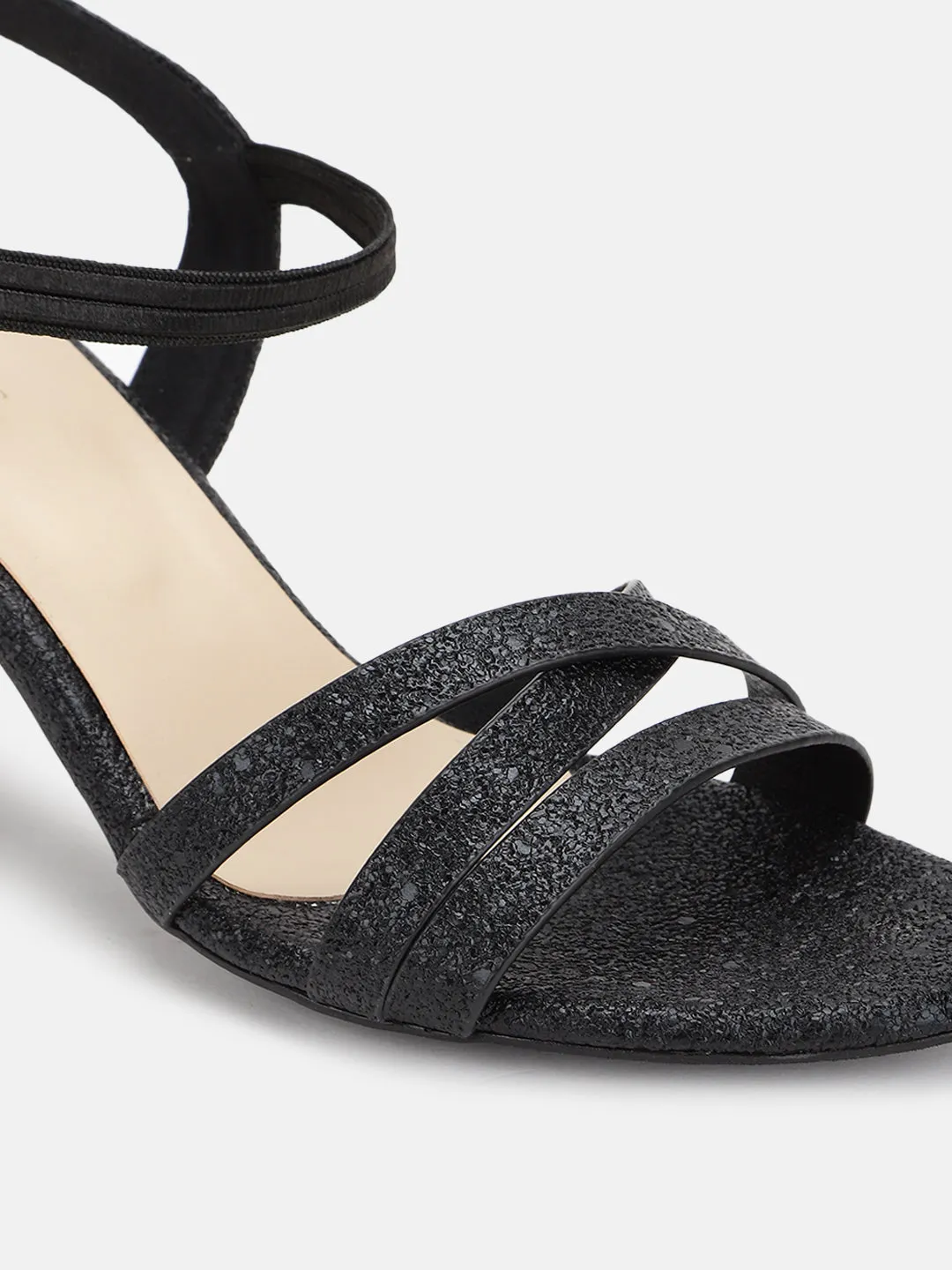 Embellished Block Heels