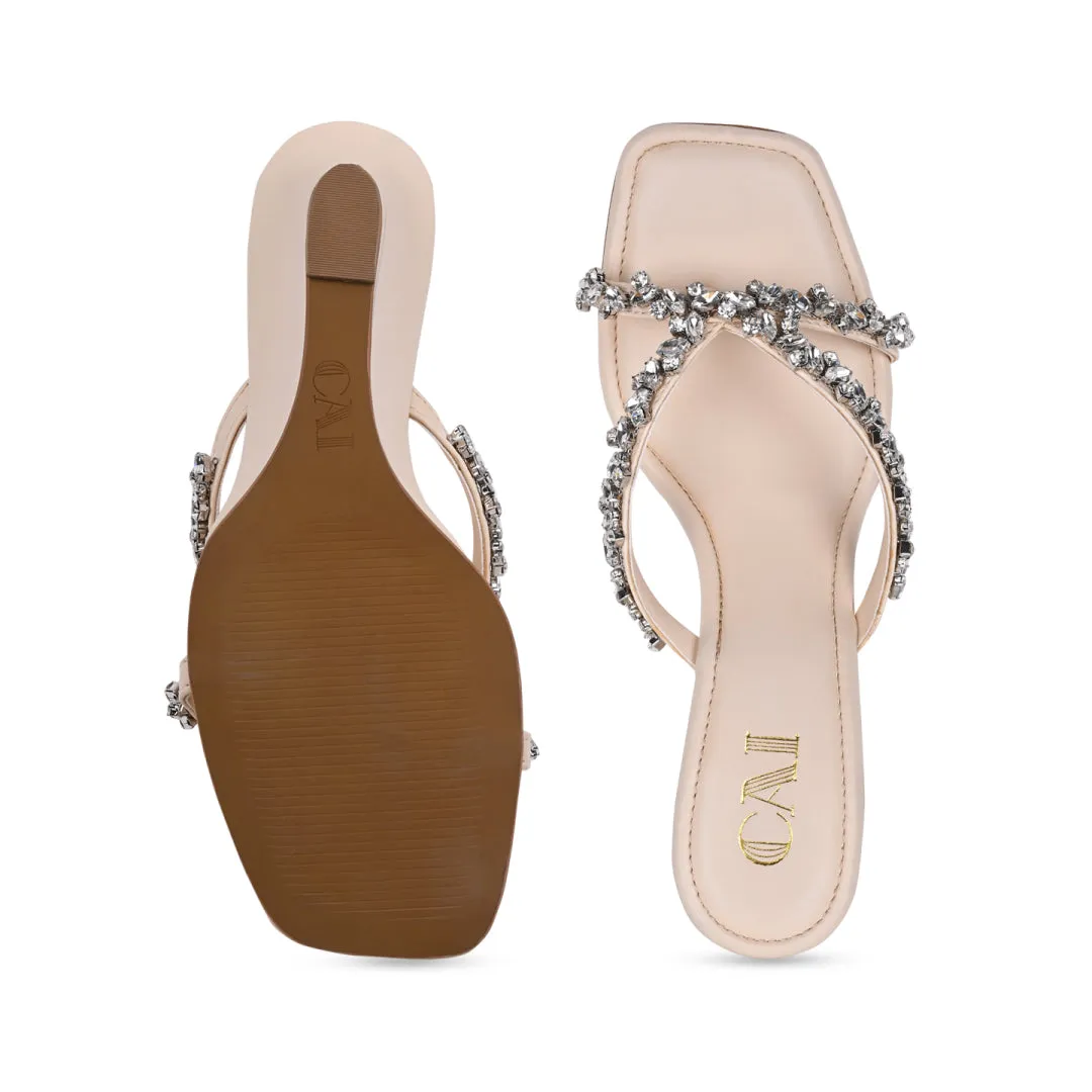 Embellished Drop Wedges