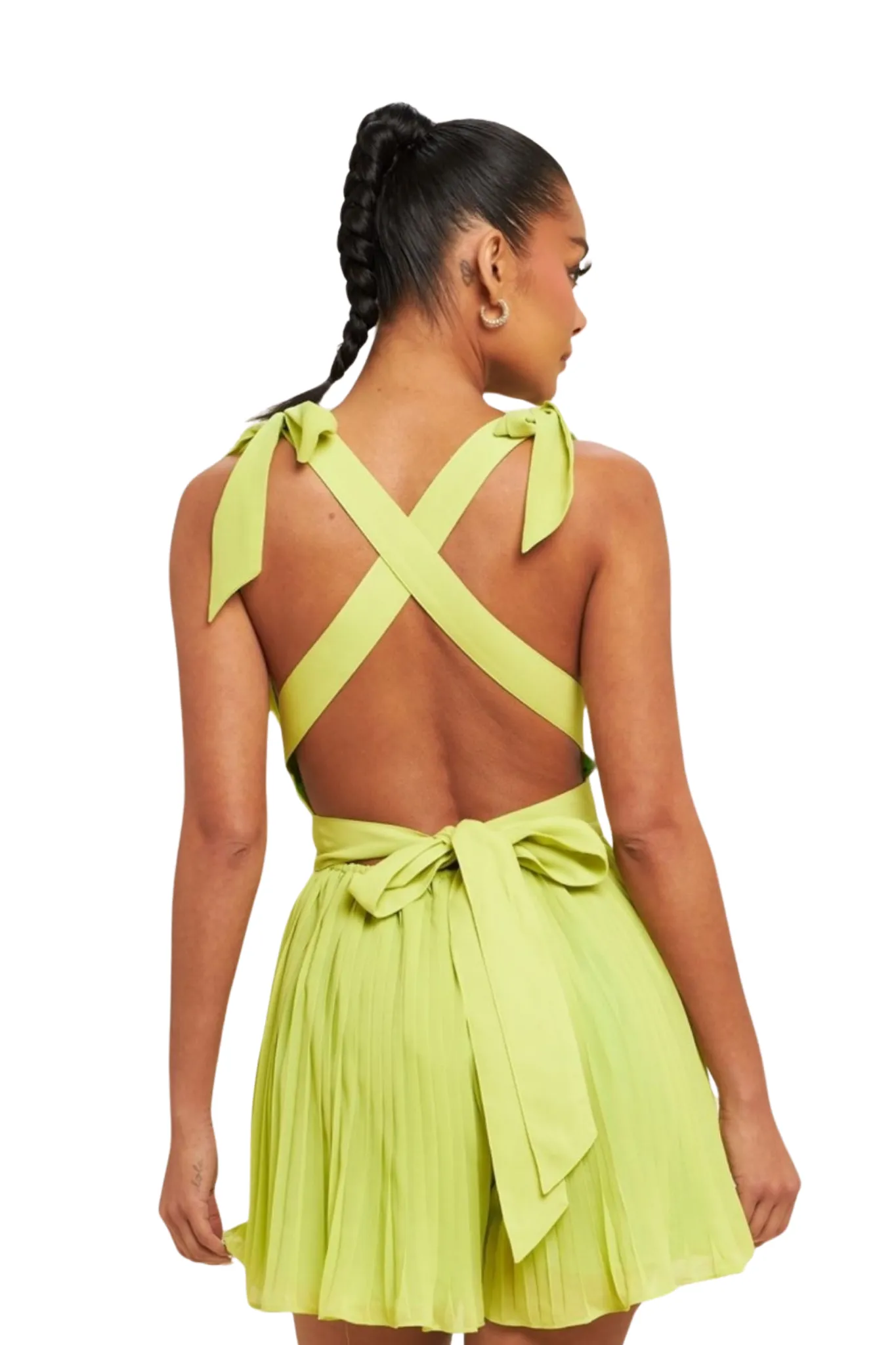 Ericka Pleated Romper