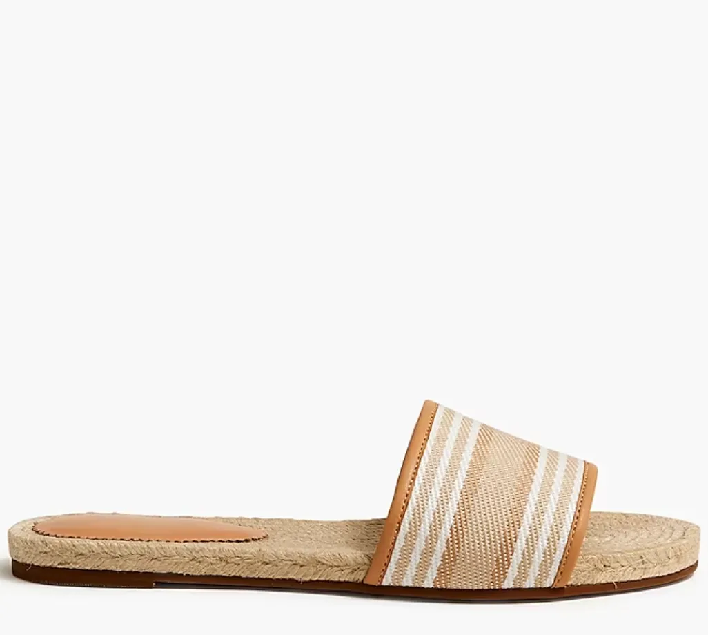 Espadrille Slide Sandals