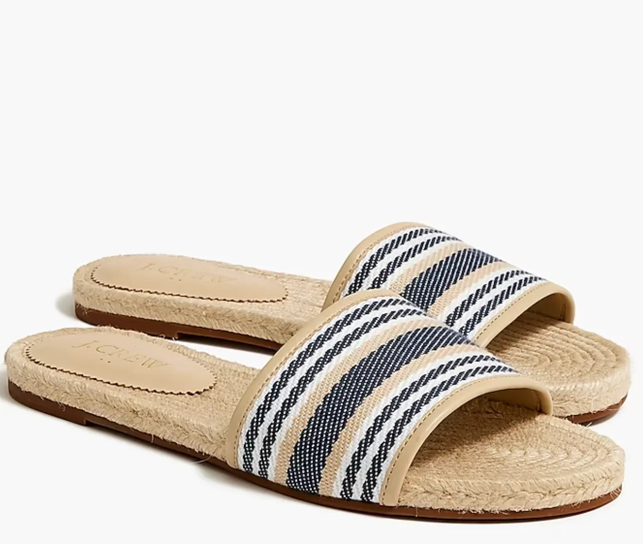 Espadrille Slide Sandals