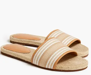 Espadrille Slide Sandals