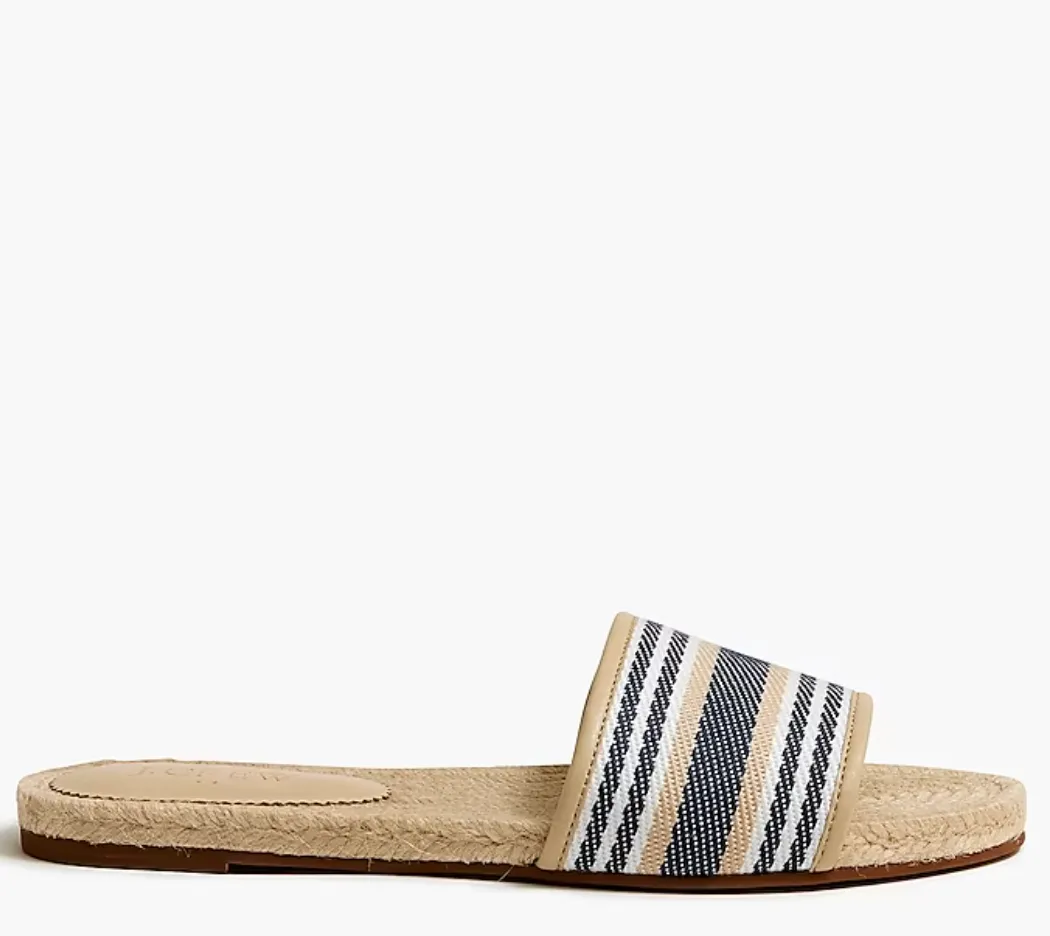 Espadrille Slide Sandals