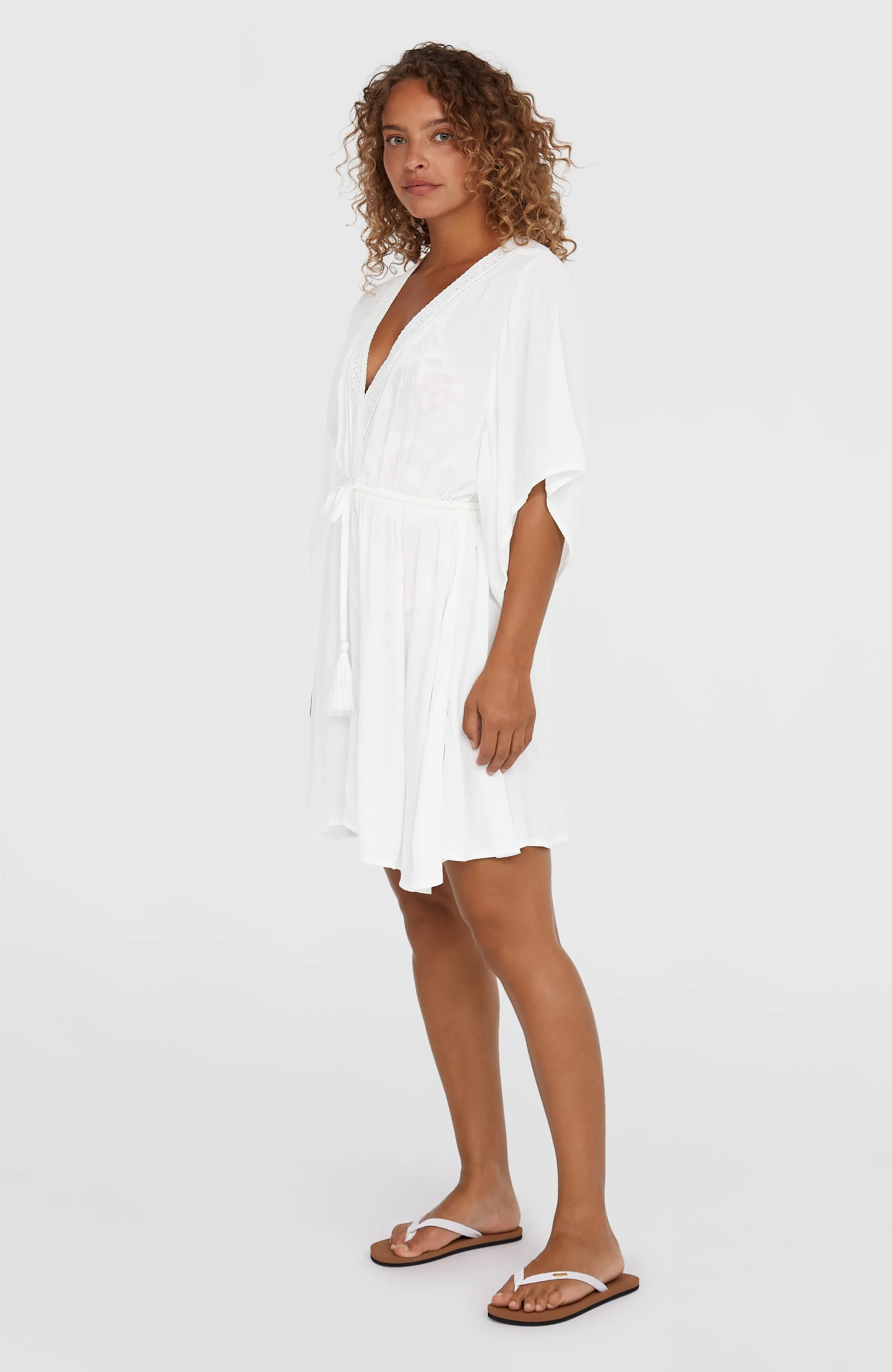 Essentials Cover Up Kleid | Snow White