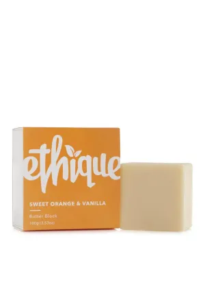 ETHIQUE Butter Block Sweet Orange and Vanilla 100g