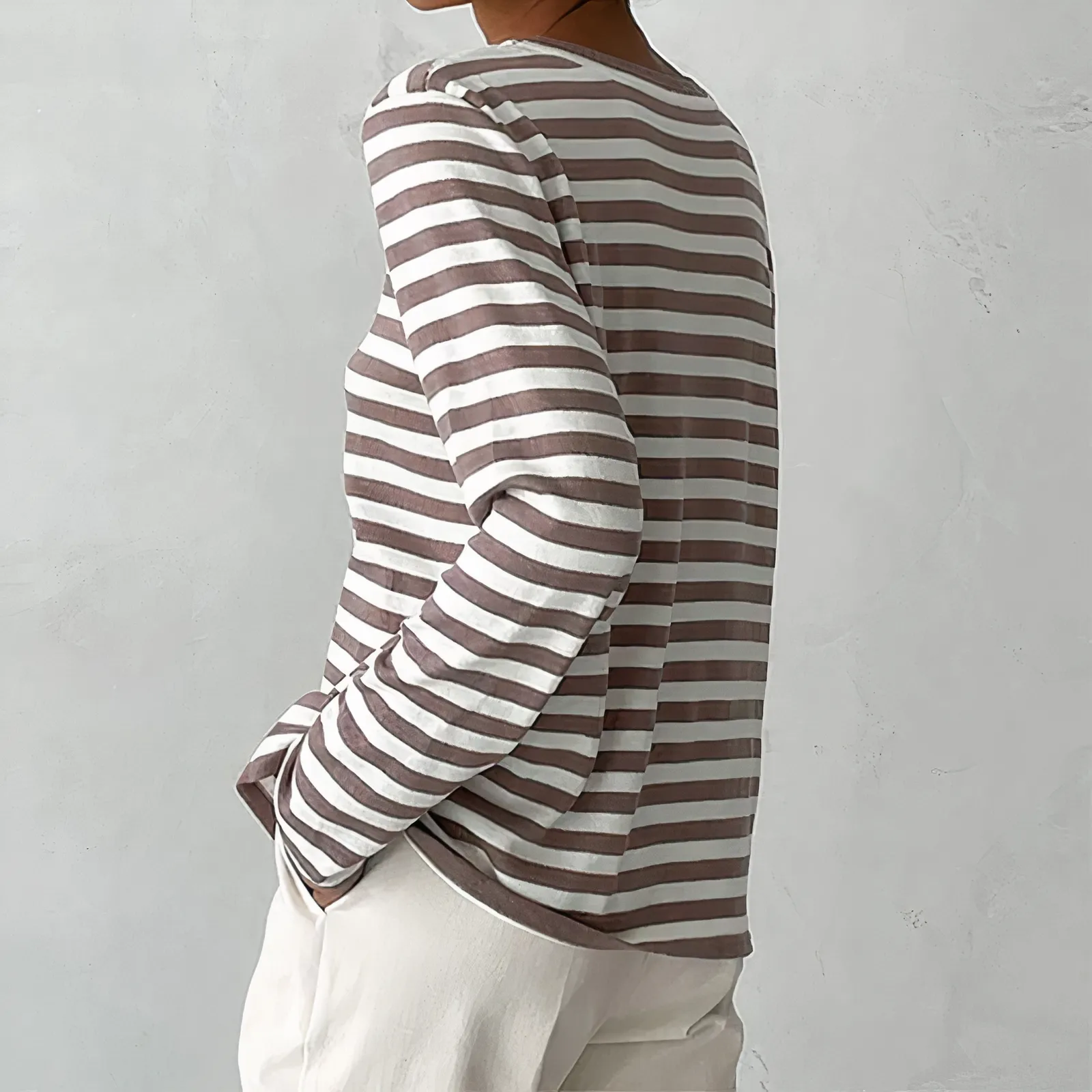 Eugenia® | Long Sleeve Knit Shirt