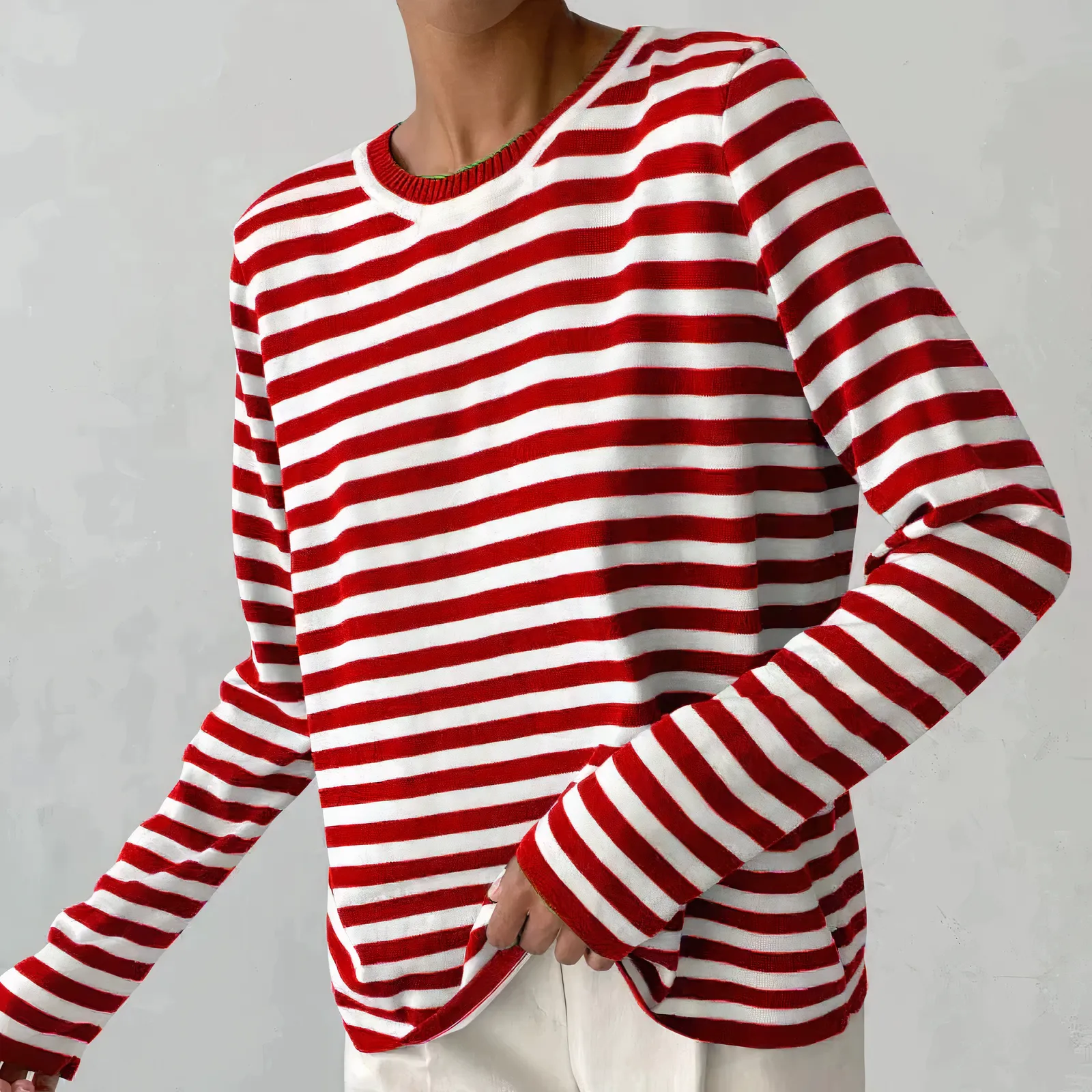 Eugenia® | Long Sleeve Knit Shirt