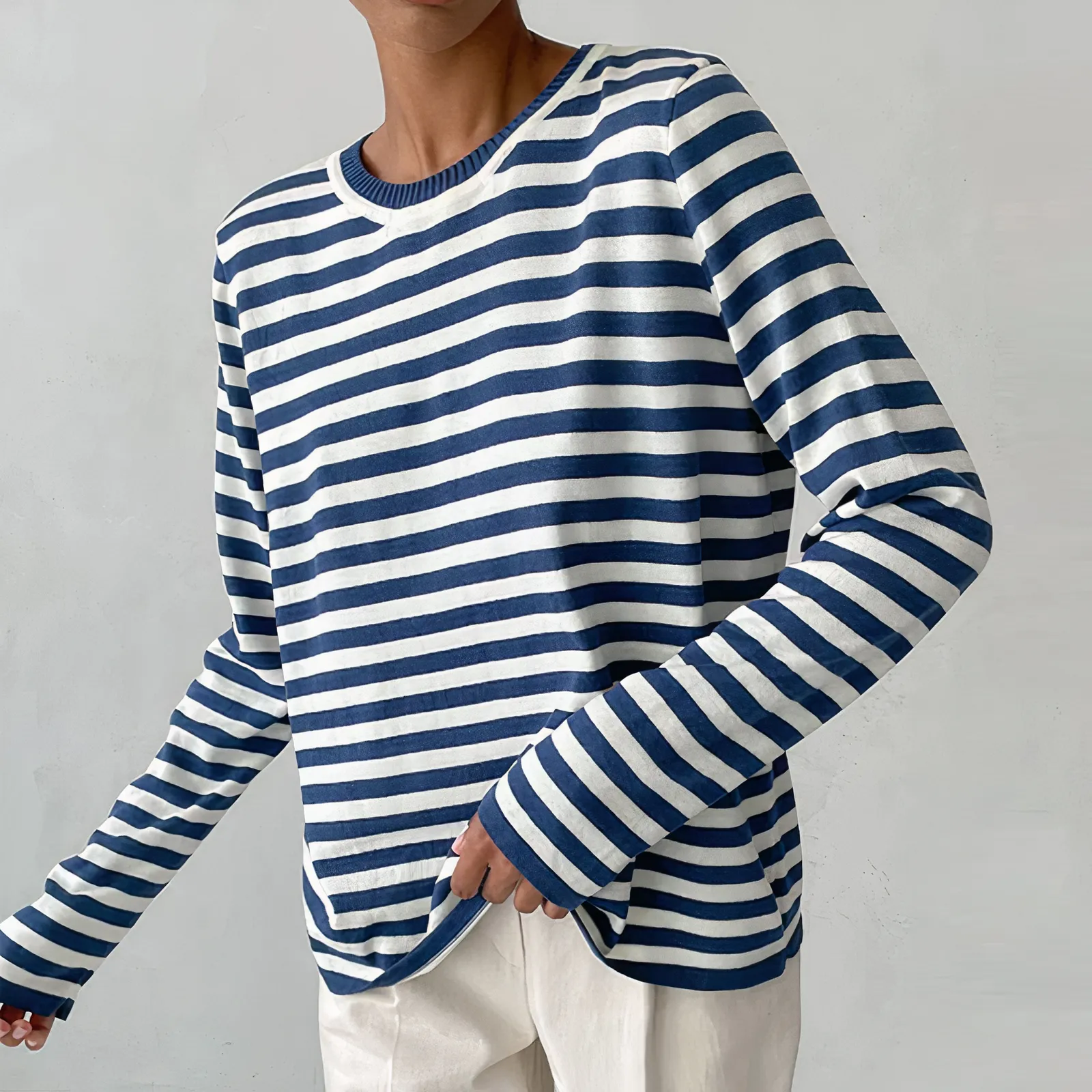 Eugenia® | Long Sleeve Knit Shirt
