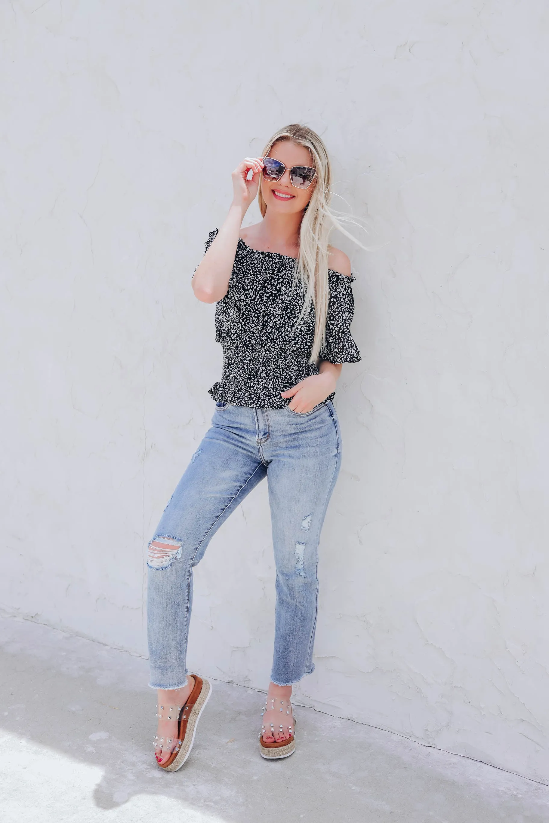Fallon Off The Shoulder Blouse - Final Sale