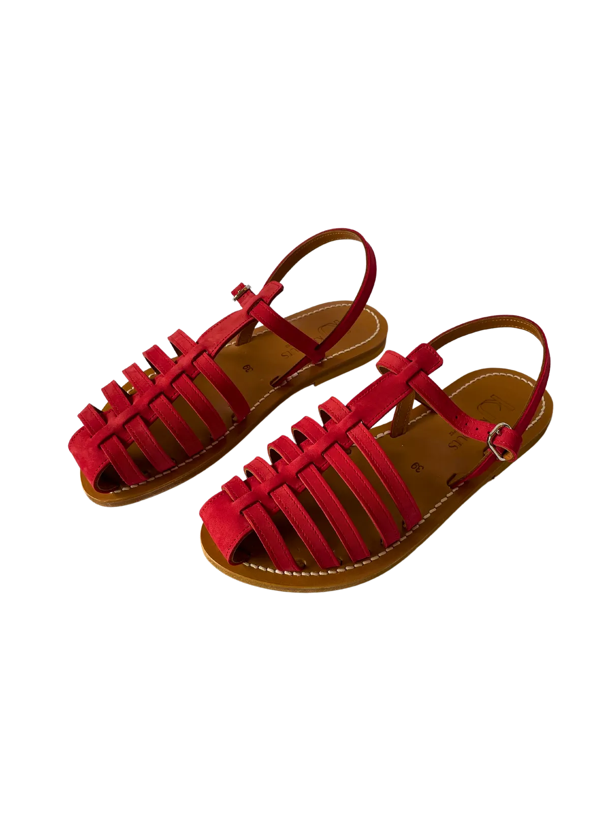 Fisherman Sandal in Rouge