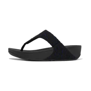 FitFlop Lulu Geo Webbing Sandals - Black Mix