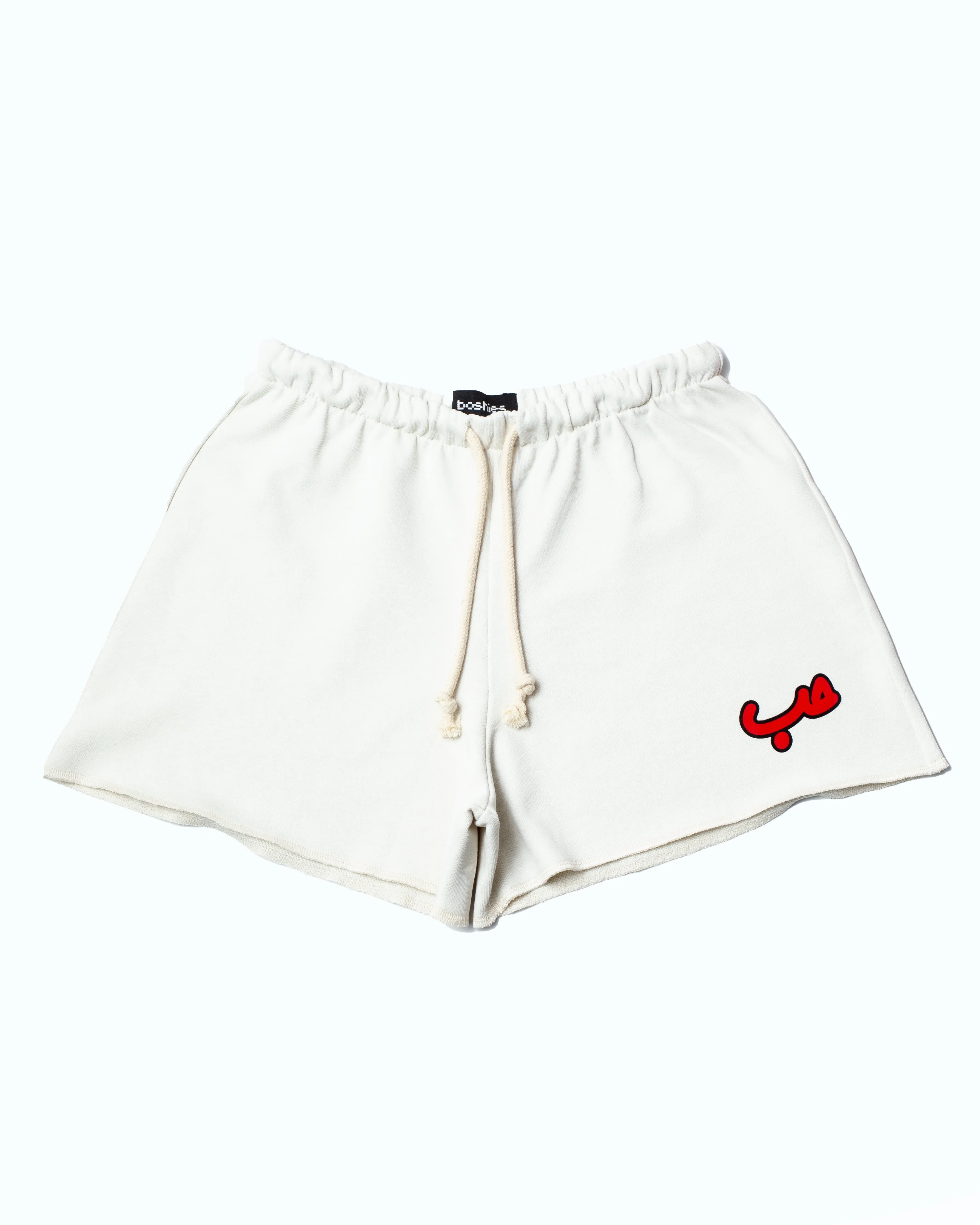 Flared Off-White Short Hobb حب