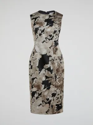 Floral Print Bodycon Dress