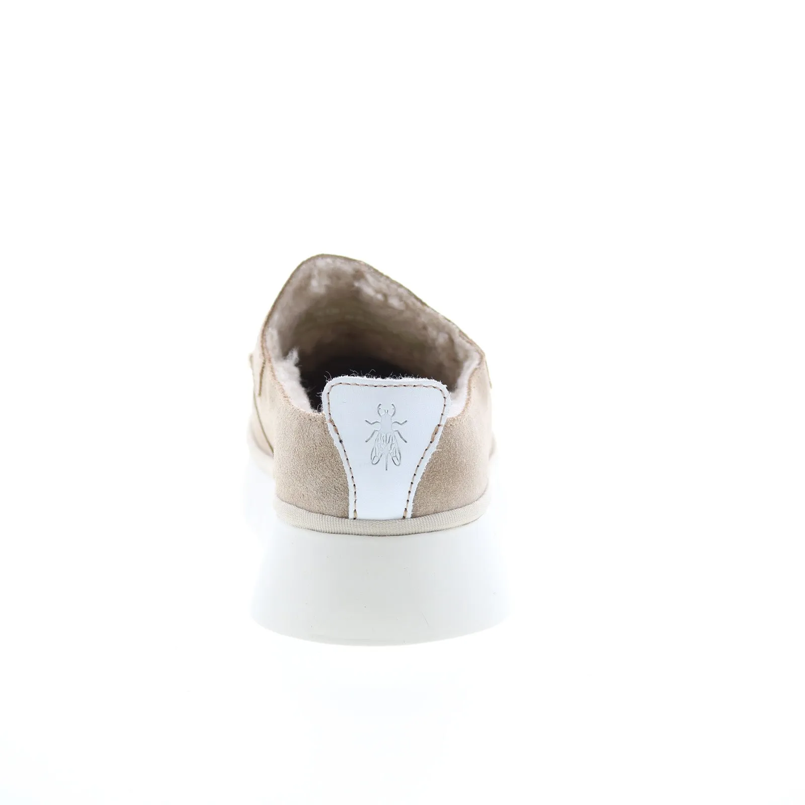Fly London Ceze CEZE361FLY-004 Womens Beige Suede Slip On Loafer Flats Shoes