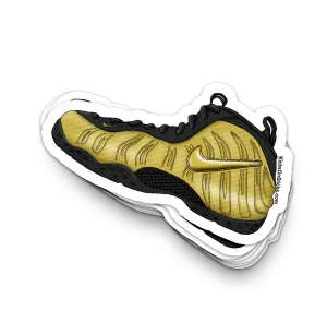 Foamposite Pro "Metallic Gold" Sneaker Sticker