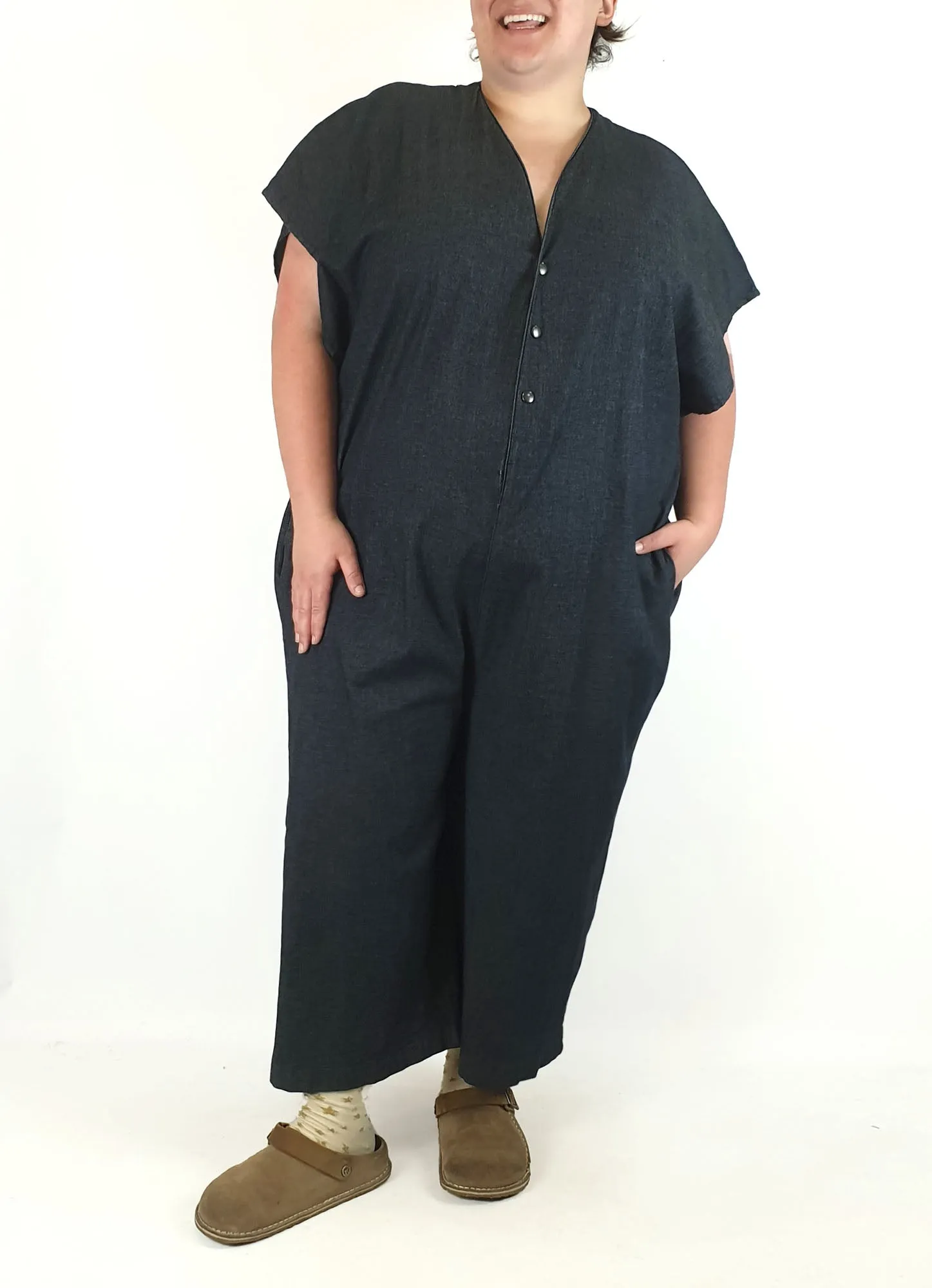 Fool denim jumpsuit best fits 20-22