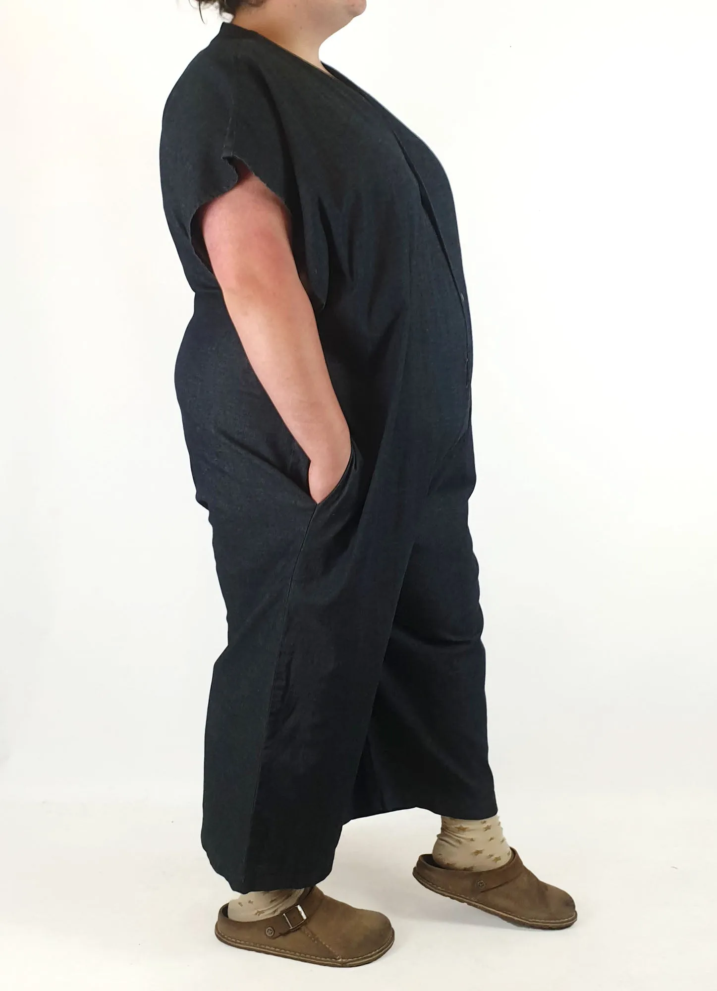 Fool denim jumpsuit best fits 20-22