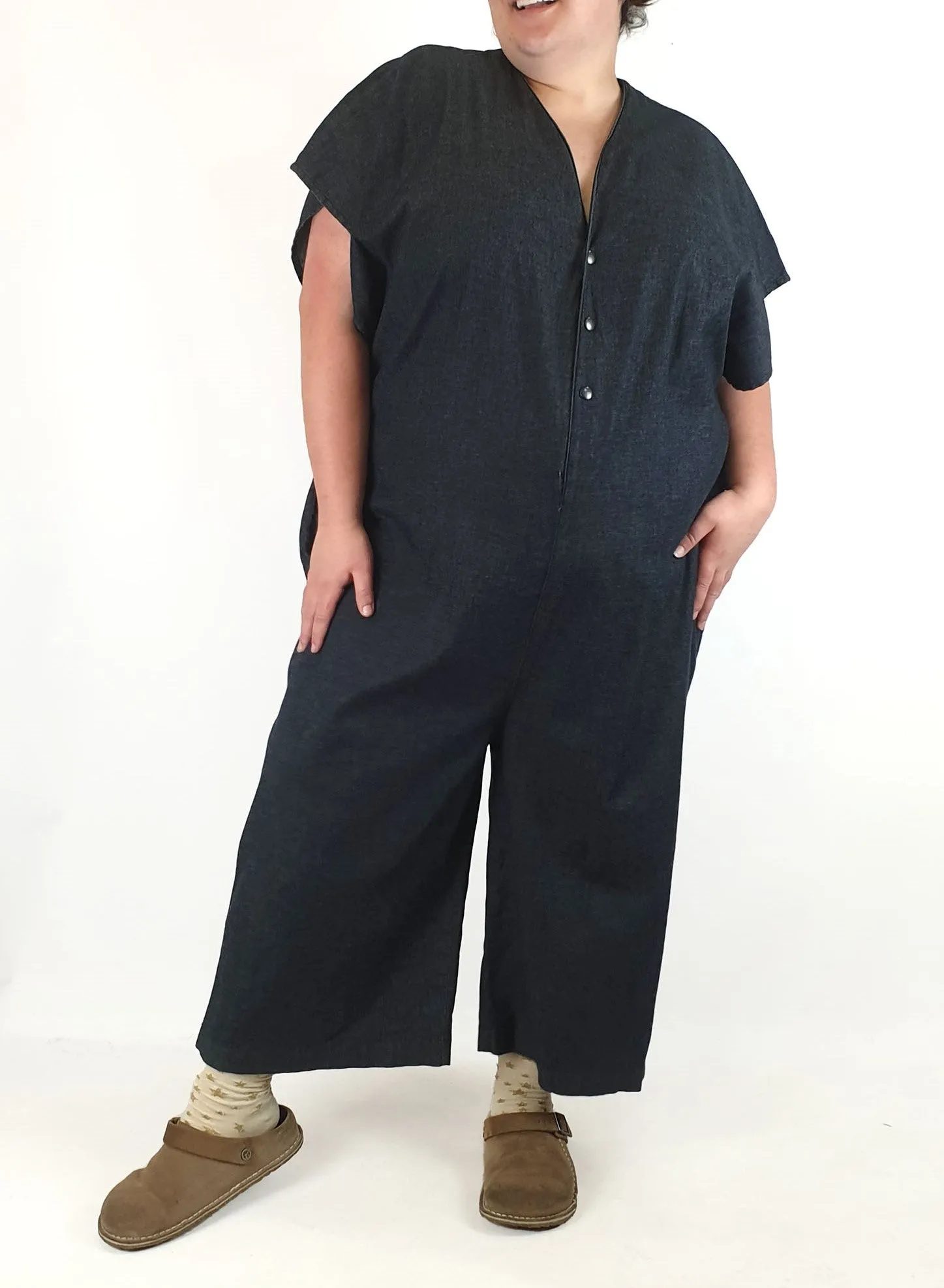 Fool denim jumpsuit best fits 20-22