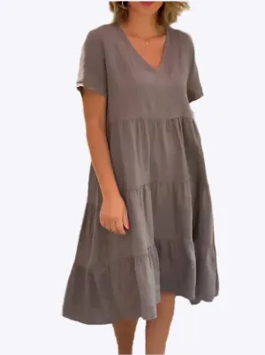 Fritha - Cool Breathable Comfort Woman's Midi Dress