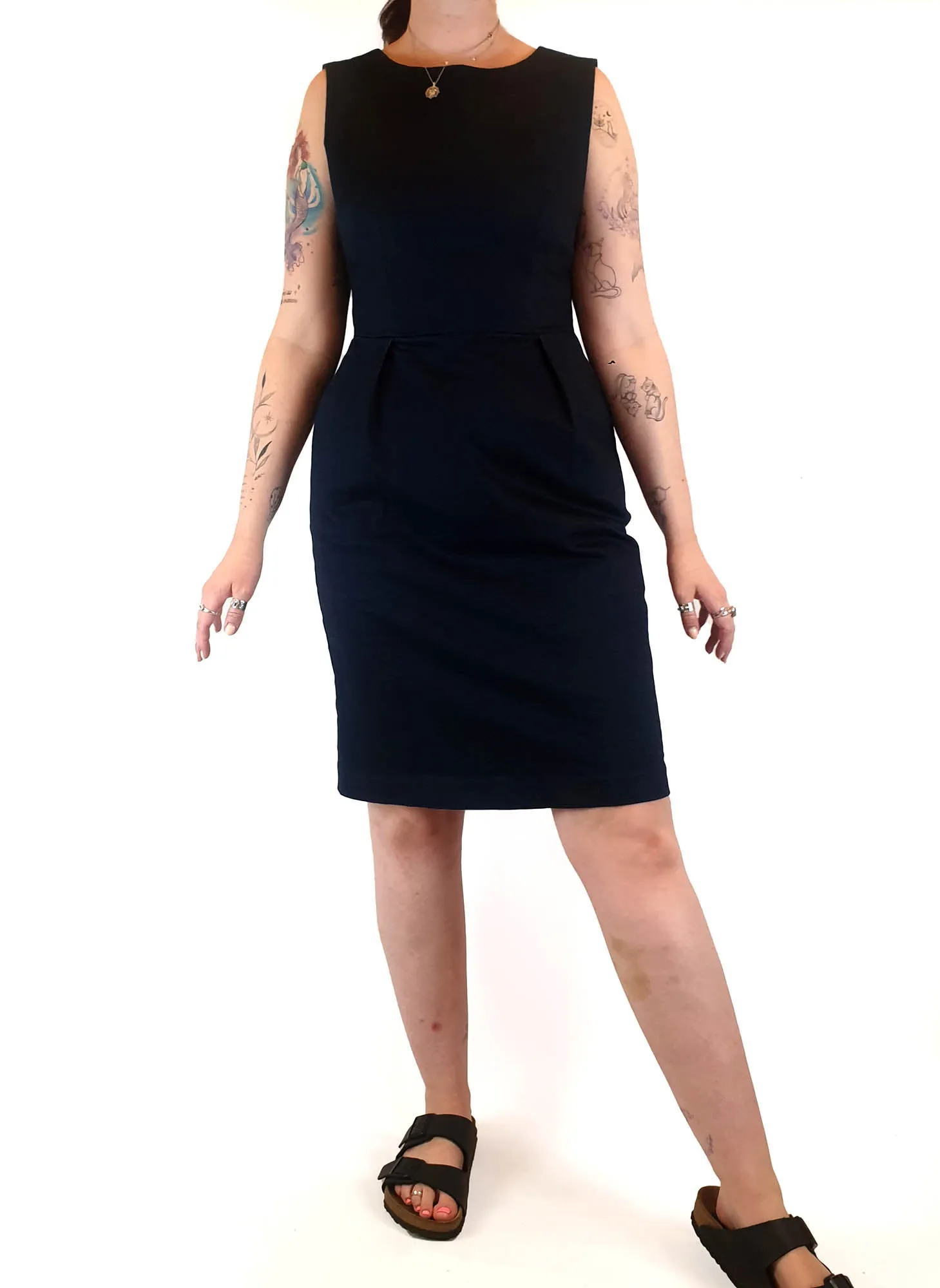 Frock Me Out sleeveless denim dress size 14 (small fit, best fits 12-small 14)