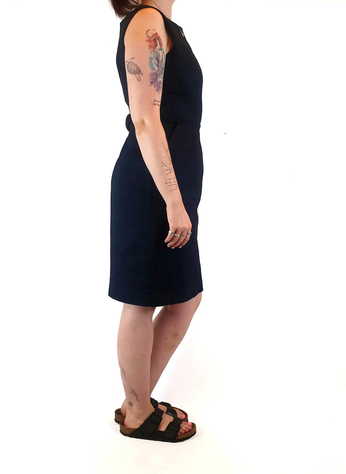 Frock Me Out sleeveless denim dress size 14 (small fit, best fits 12-small 14)