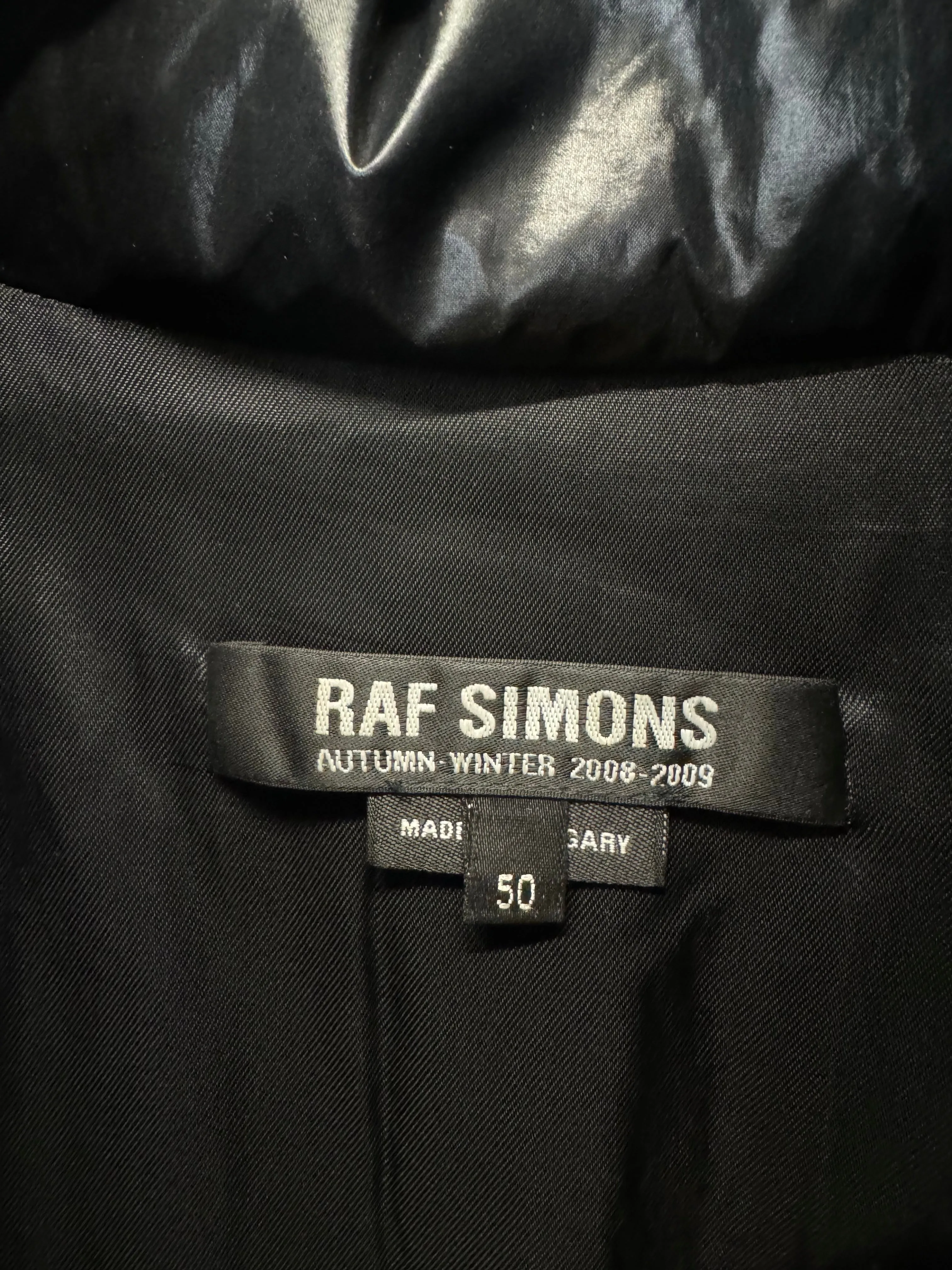 F/W 2008-2009 Raf Simons "Alien" puffer jacket