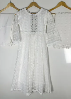 FZND-05 - Readymade - Fiza Net Frock Collection 2025