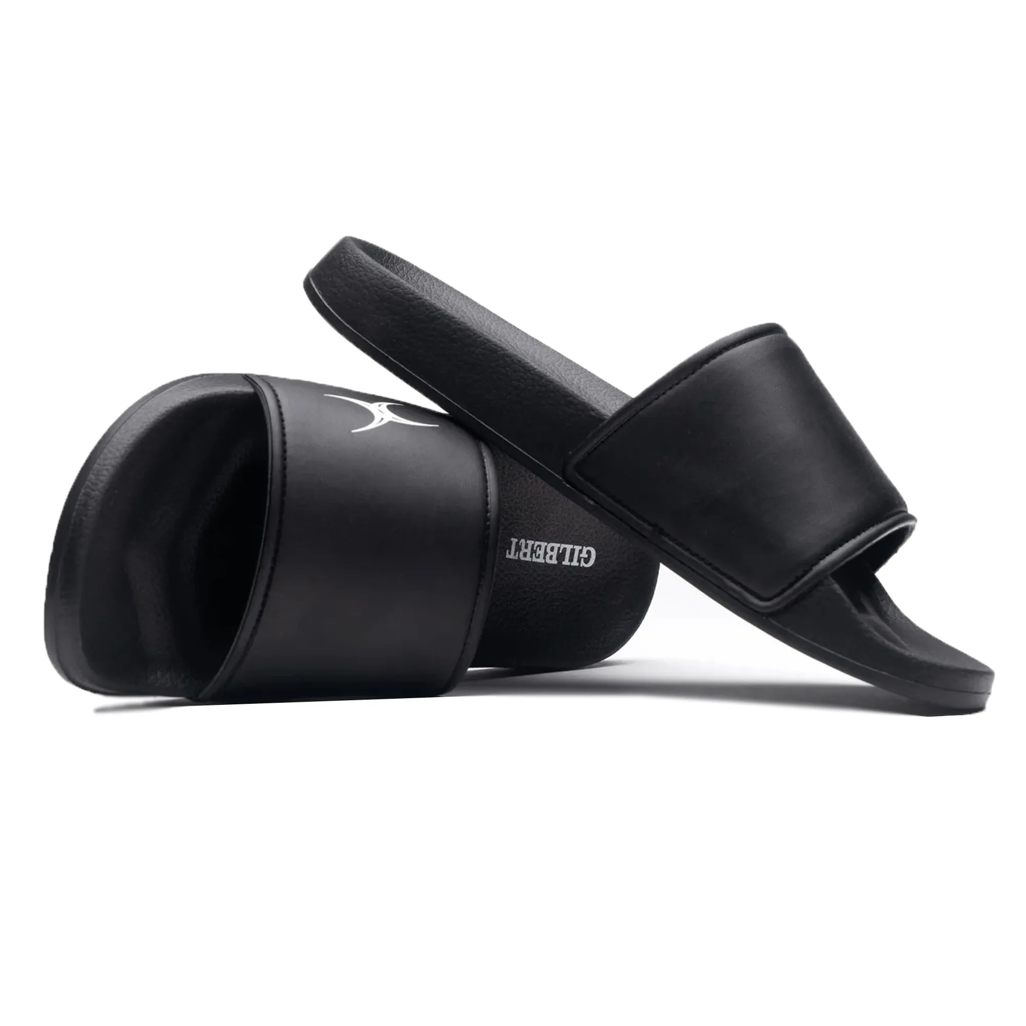 Gilbert Slide Sandals - Black
