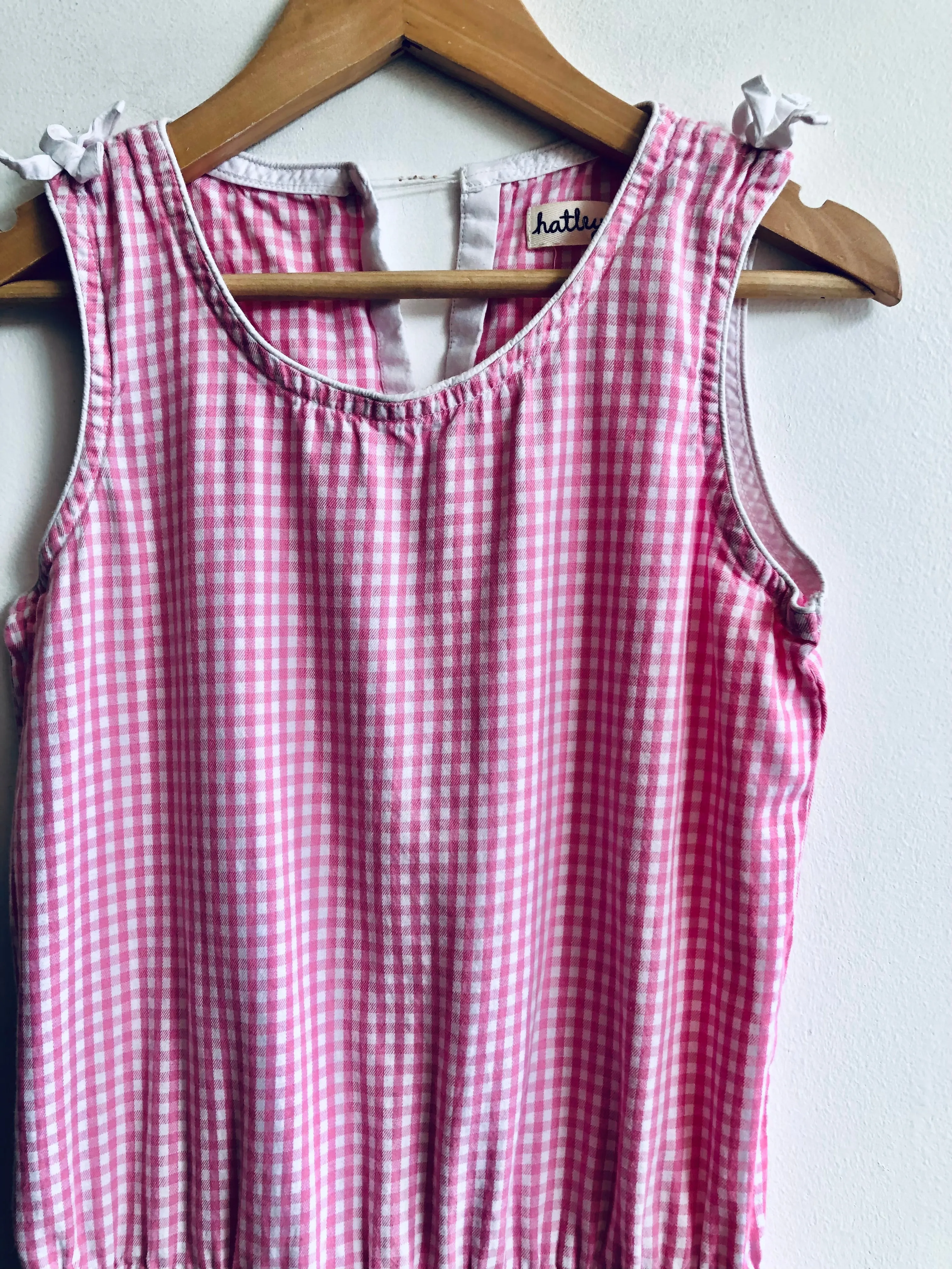 Gingham Heart Pocket Dress // 10Y