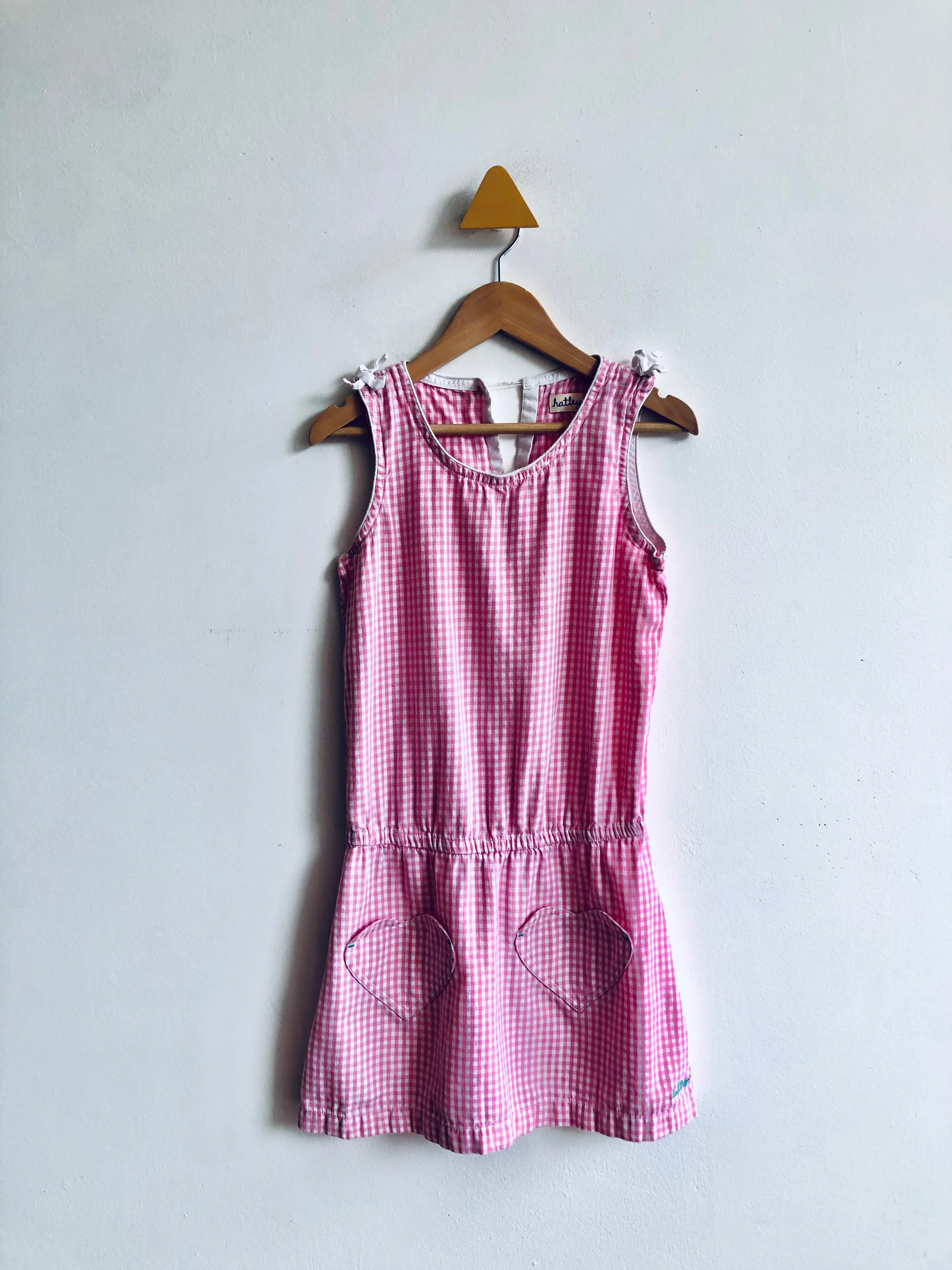 Gingham Heart Pocket Dress // 10Y
