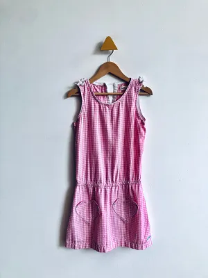 Gingham Heart Pocket Dress // 10Y