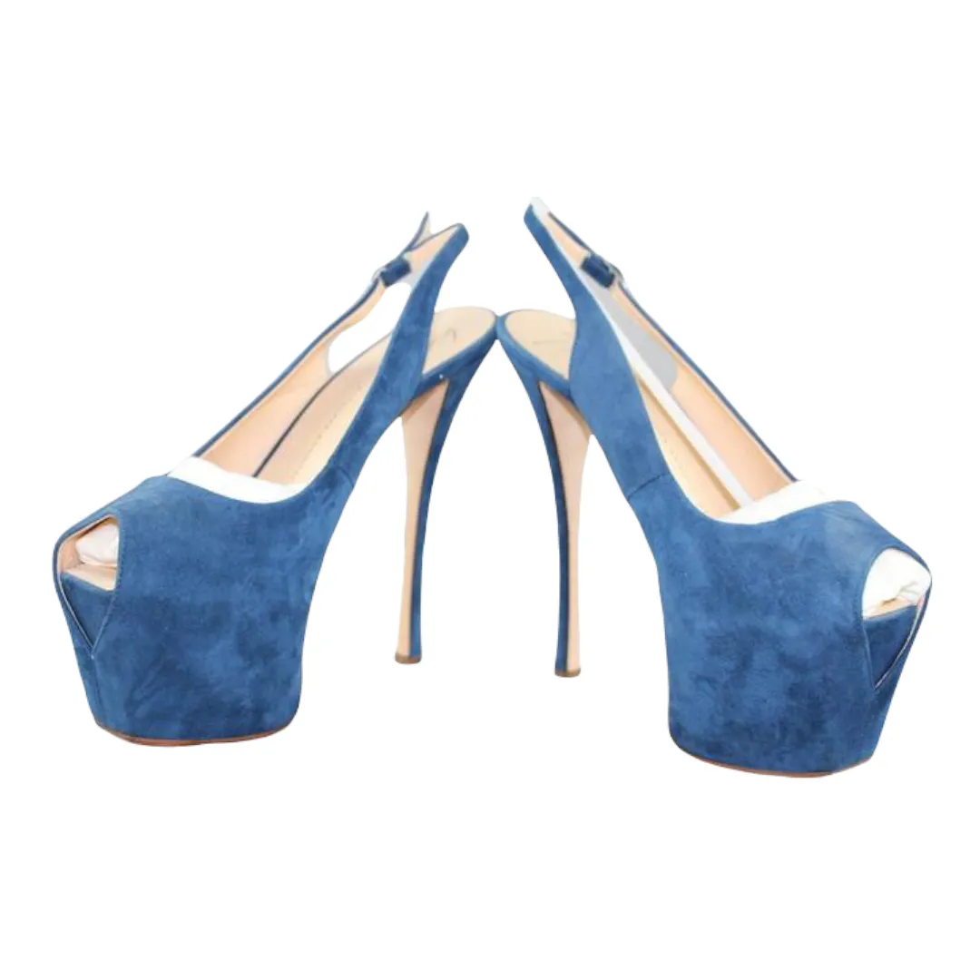 Giuseppe Zanotti Peep Toe Platform Heels