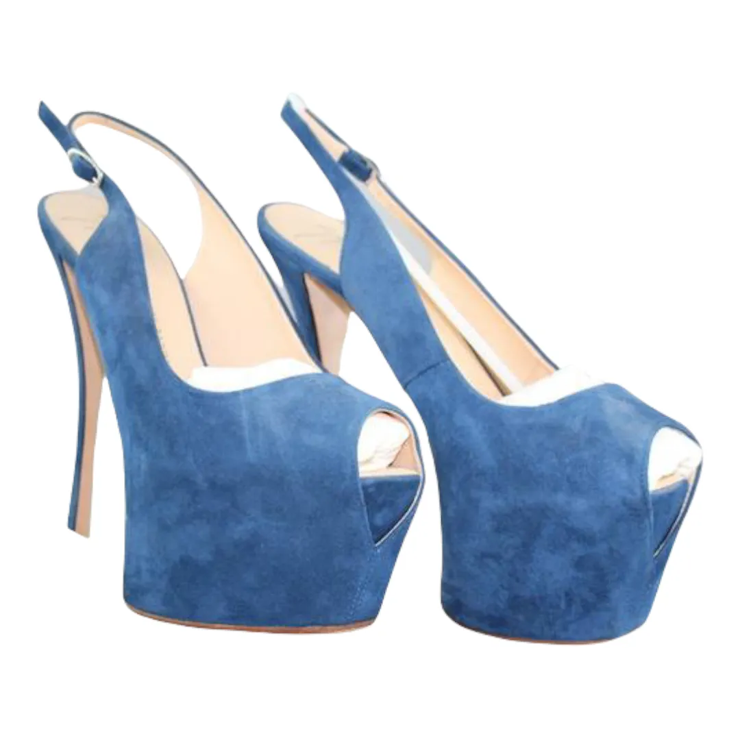 Giuseppe Zanotti Peep Toe Platform Heels