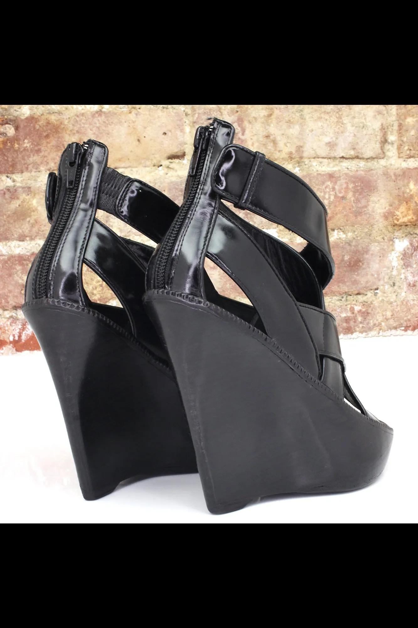 Givenchy Woven Leather Wedges - 7