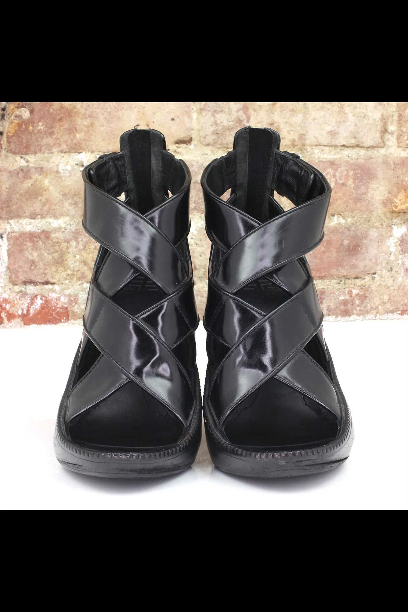 Givenchy Woven Leather Wedges - 7