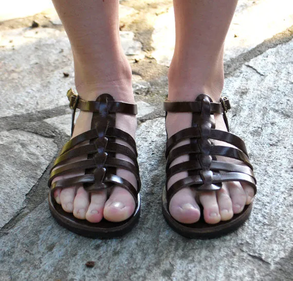 Gladiator "Alexandra" leather sandals