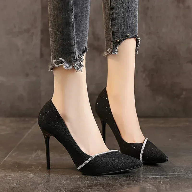 Glitter High Heel Pumps