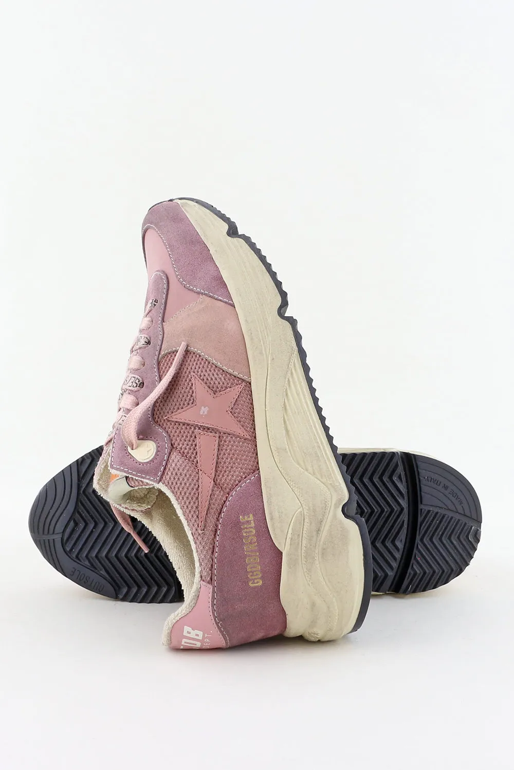 Golden Goose sneakers Running Sole GWF00215.F005340.25707 ash rose/mauve/antique