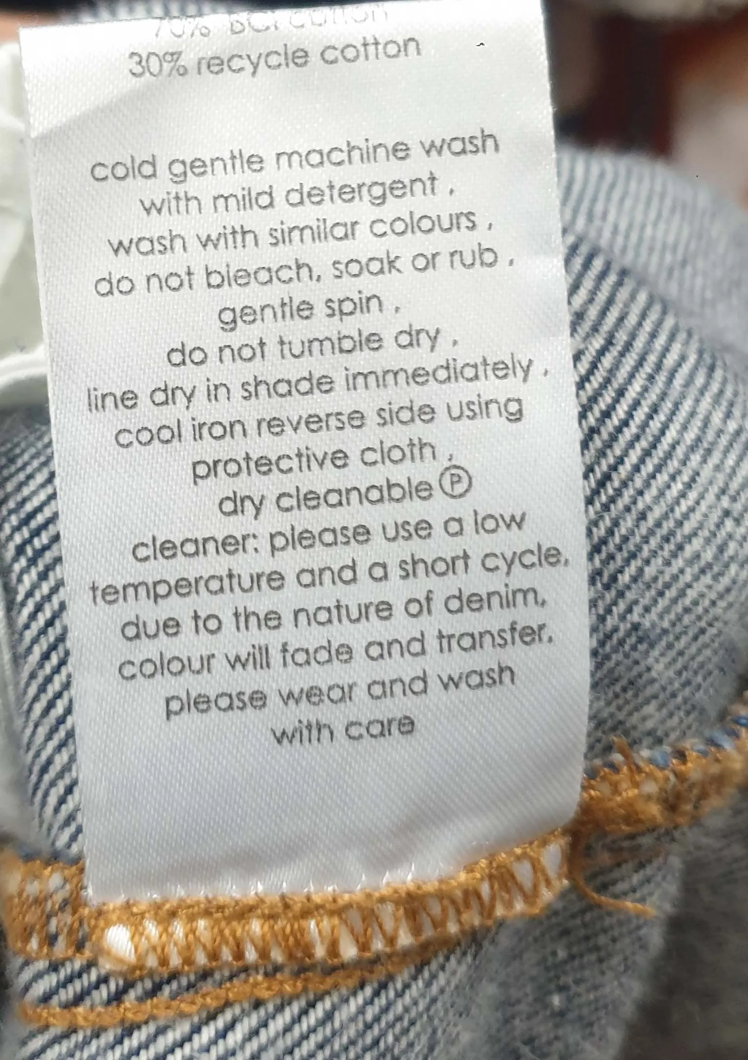 Gorman sleeveless denim dress size 14 (best fits 12-14)