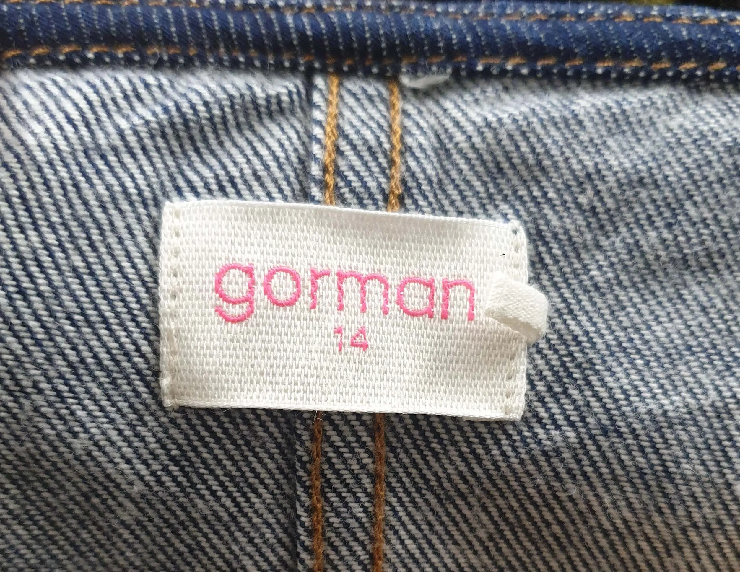 Gorman sleeveless denim dress size 14 (best fits 12-14)