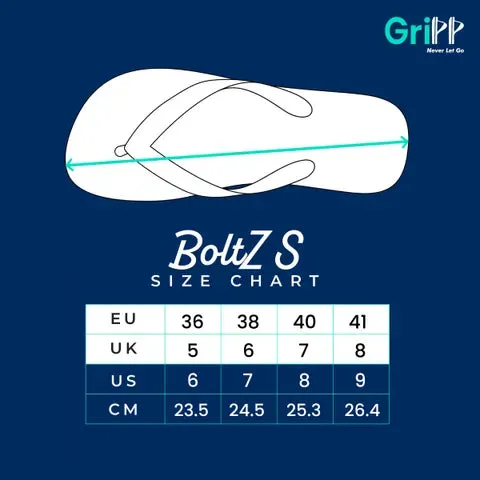 GriPP Sandals BoltZ S for Women – Premium Flip-Flops for Comfort and Style (Model D)