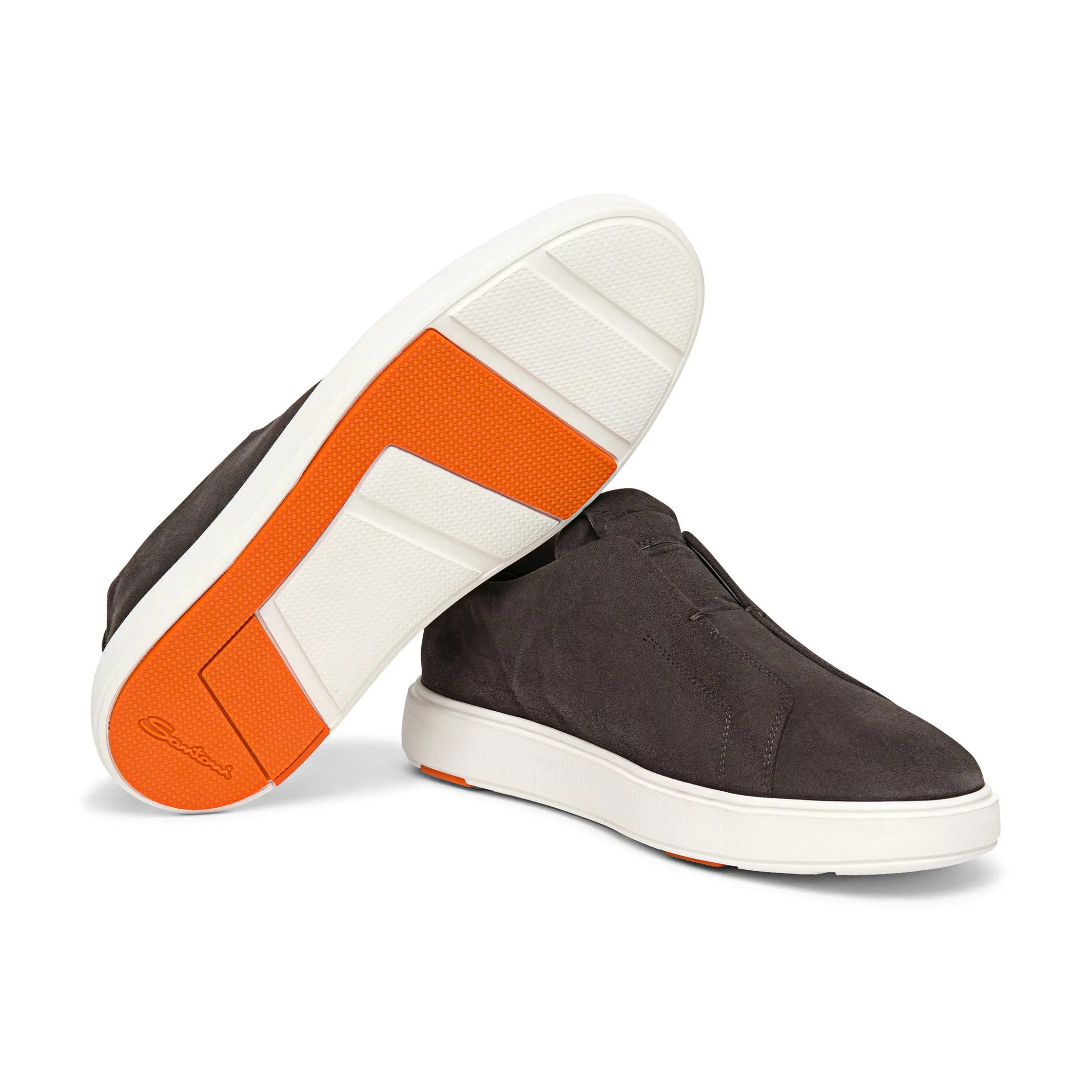 Gyan Slip Sneaker - Grey Suede