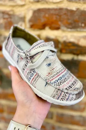 Gypsy Jazz Hip Canvas Slip On Shoe