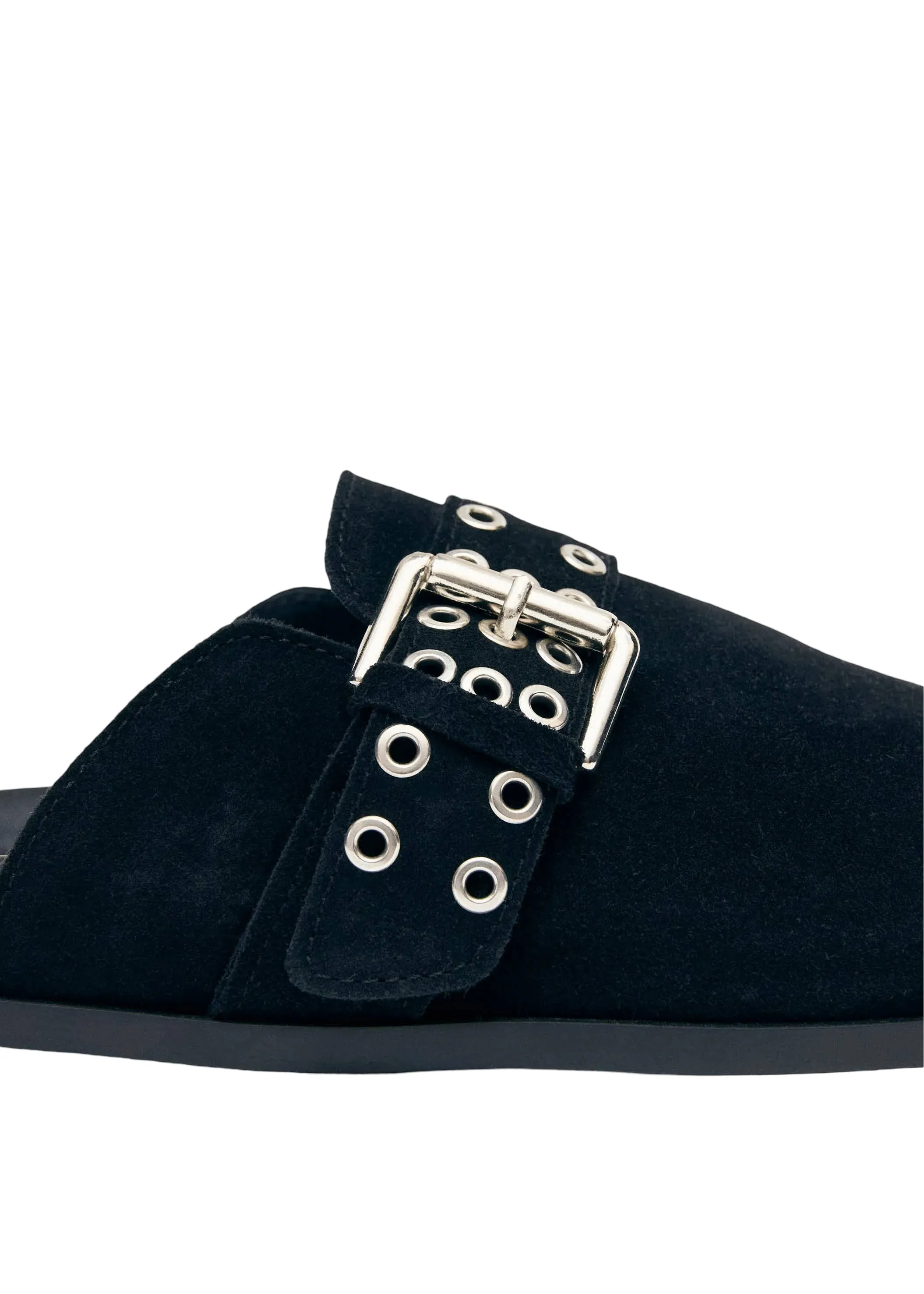 Halia Black Mules
