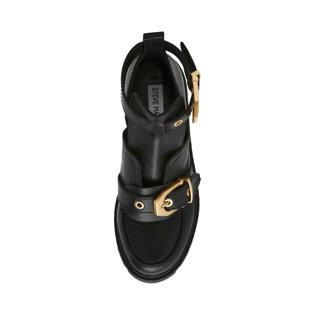 HARLOWS BLACK LEATHER