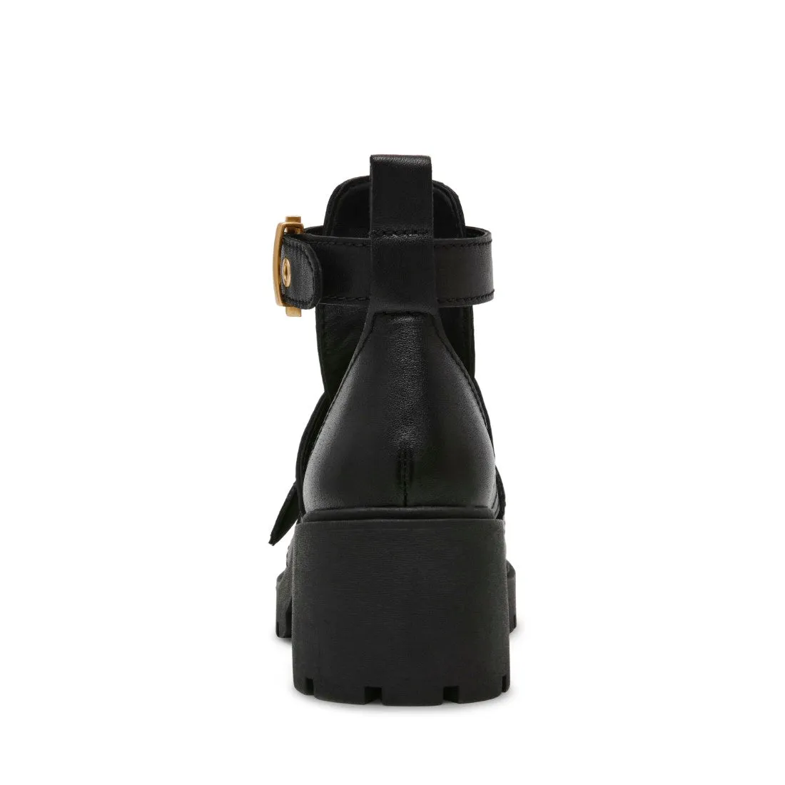 HARLOWS BLACK LEATHER