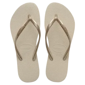 Havaianas Slim Flip Flops Sand Grey